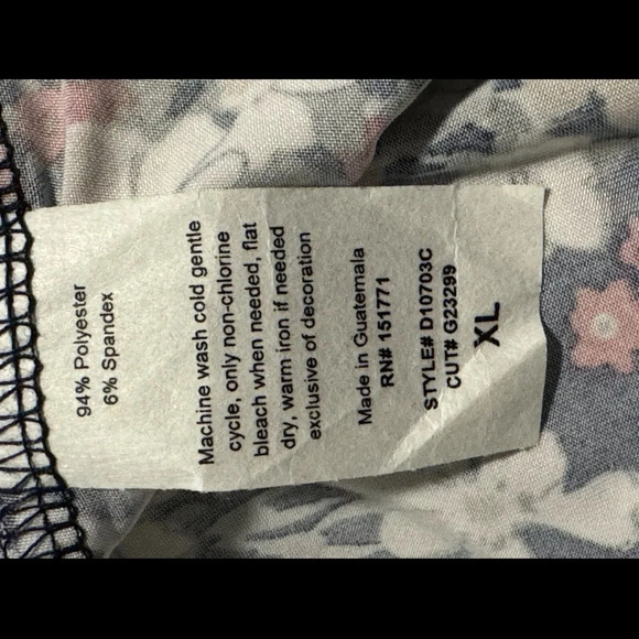 Stitch Fix Womens Kaileigh Amandine Faux Wrap Maroon Floral Knit Dress XL - Picture 8 of 9